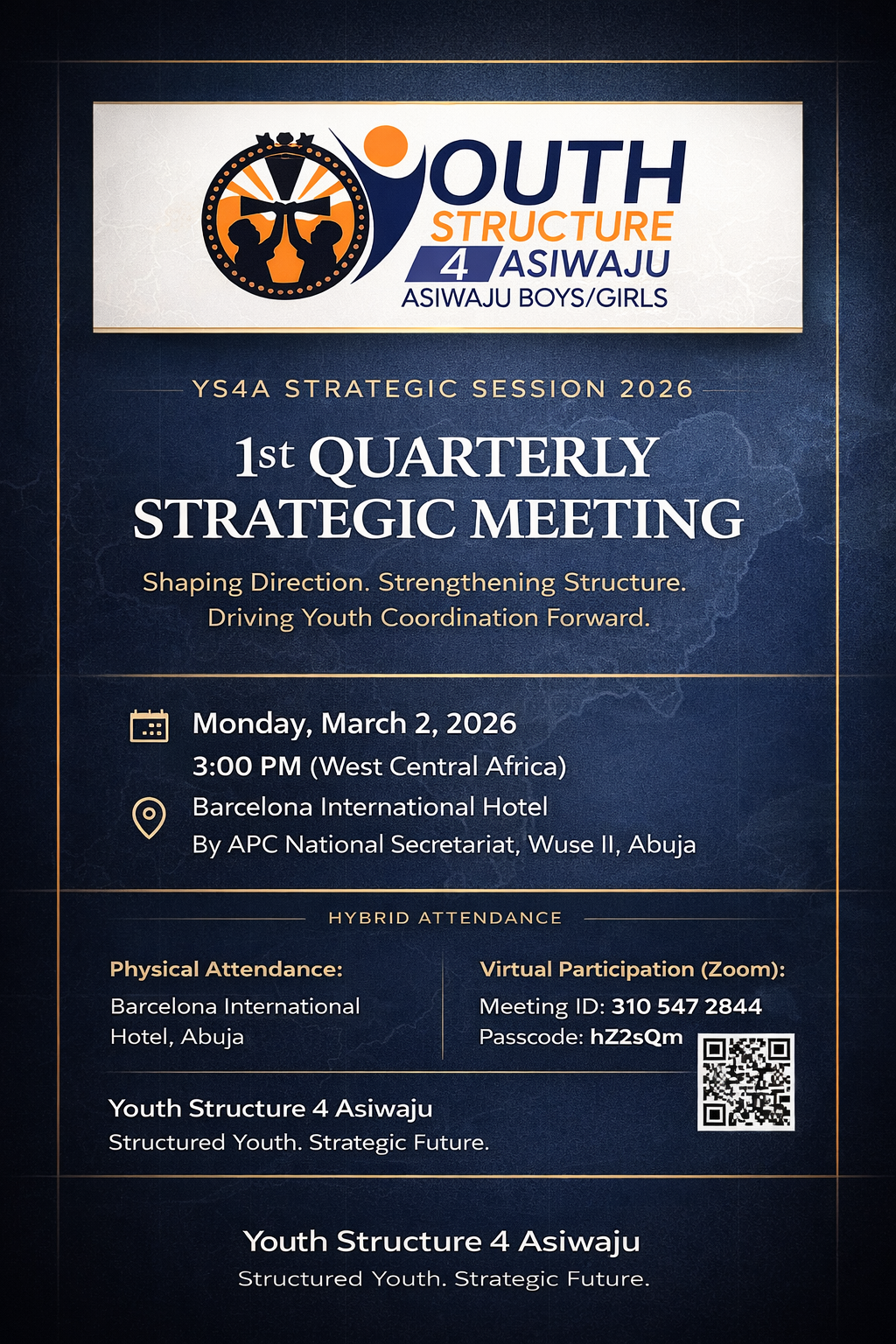 YS4A Sets Agenda for 2026 with Strategic First Quarterly Session in Abuja